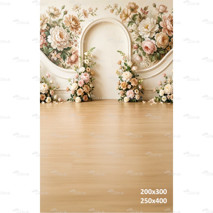 Tło fotograficzne „Kwiatowa elegancja w stylu vintage” | 4197